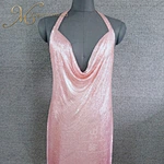 gold metallic dress for party